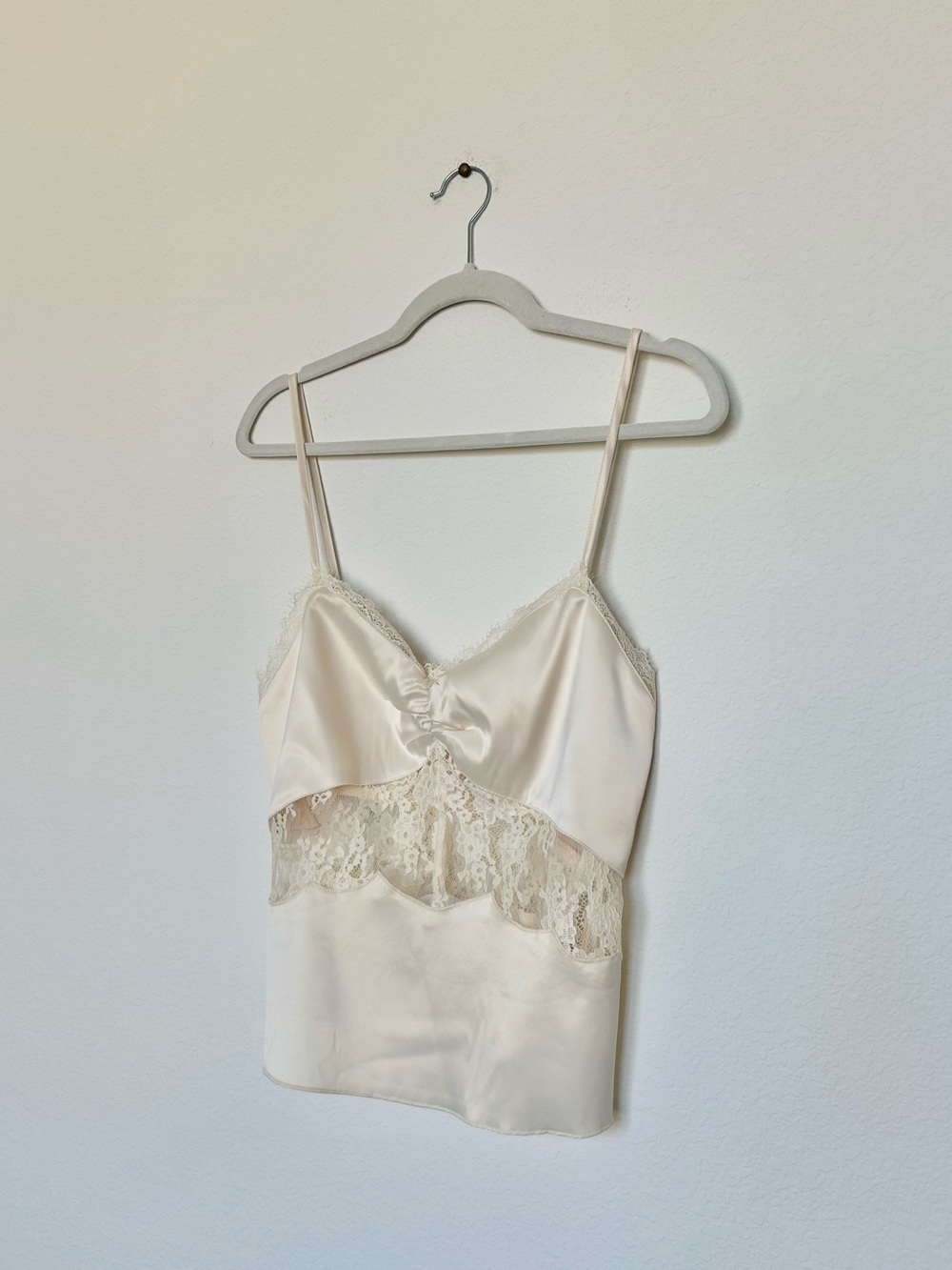 NWT More To Come Revolve Bethanie Cami Lace Top and Midi Skirt Set in Cream